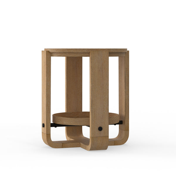 ESCAPE Round End Table with Shelf - Parker House Furniture