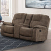 COOPER - SHADOW BROWN Manual Console Loveseat