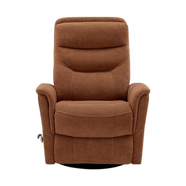 GEMINI - SNAZZY TERRACOTTA Manual Swivel Glider Recliner - Parker