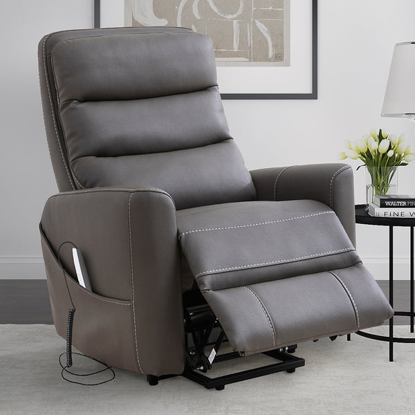 HERCULES - HAZE Power Lift Recliner with Articulating Headrest