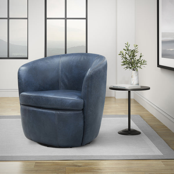 BAROLO - VINTAGE NAVY Swivel Club Chair - Parker House Furniture