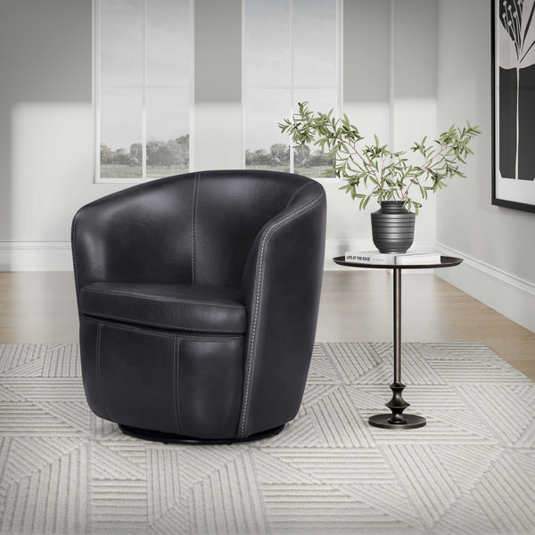 BAROLO - VINTAGE ONYX Swivel Club Chair - Parker House Furniture