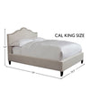 JAMIE - FLOUR California King Bed 6/0 (Natural)