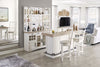 AMERICANA MODERN DINING Bar Complete 78 in. with quartz