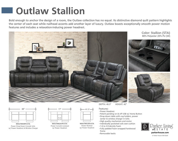 Cave warrior best sale power reclining sofa