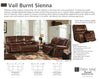 VAIL - BURNT SIENNA Power Sofa
