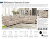WHITMAN - VERONA LINEN - Powered By FreeMotion 6pc Package A (811LPH, 810P, 850, 840, 860, 811RPH)