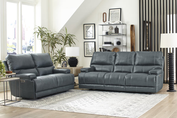 WHITMAN - VERONA AZURE Powered By FreeMotion Power Reclining