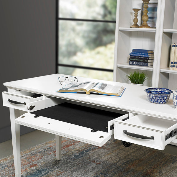 White desk outlet 60 inches