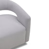 ORBIT - DAME DOVE Open Back Accent Swivel Chair