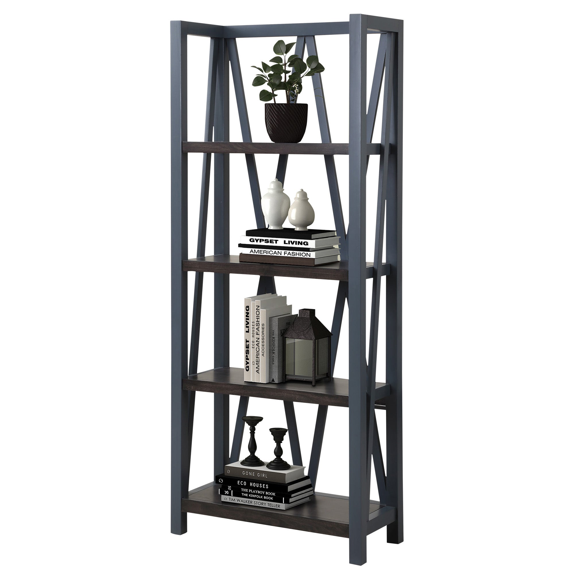 AMERICANA MODERN - DENIM Etagere Bookcase