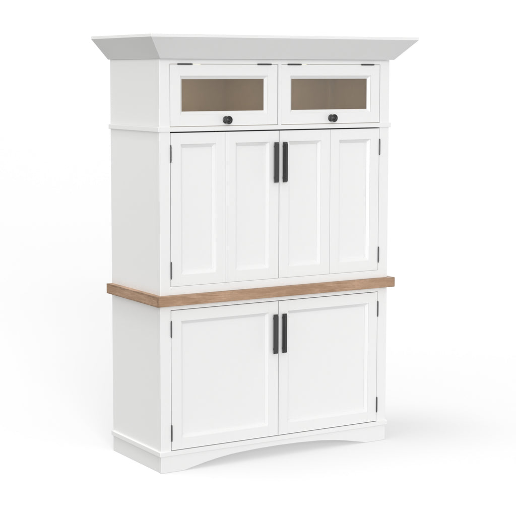 AMERICANA MODERN - COTTON Workstation with LED Light - Parker