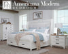 AMERICANA MODERN BEDROOM King 6/6 Shelter Bed