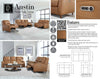 AUSTIN - CARAMEL CREAM Power Recliner