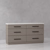PURE MODERN BEDROOM Dresser with 6 Drawers