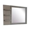 PURE MODERN BEDROOM Mirror with Shelves