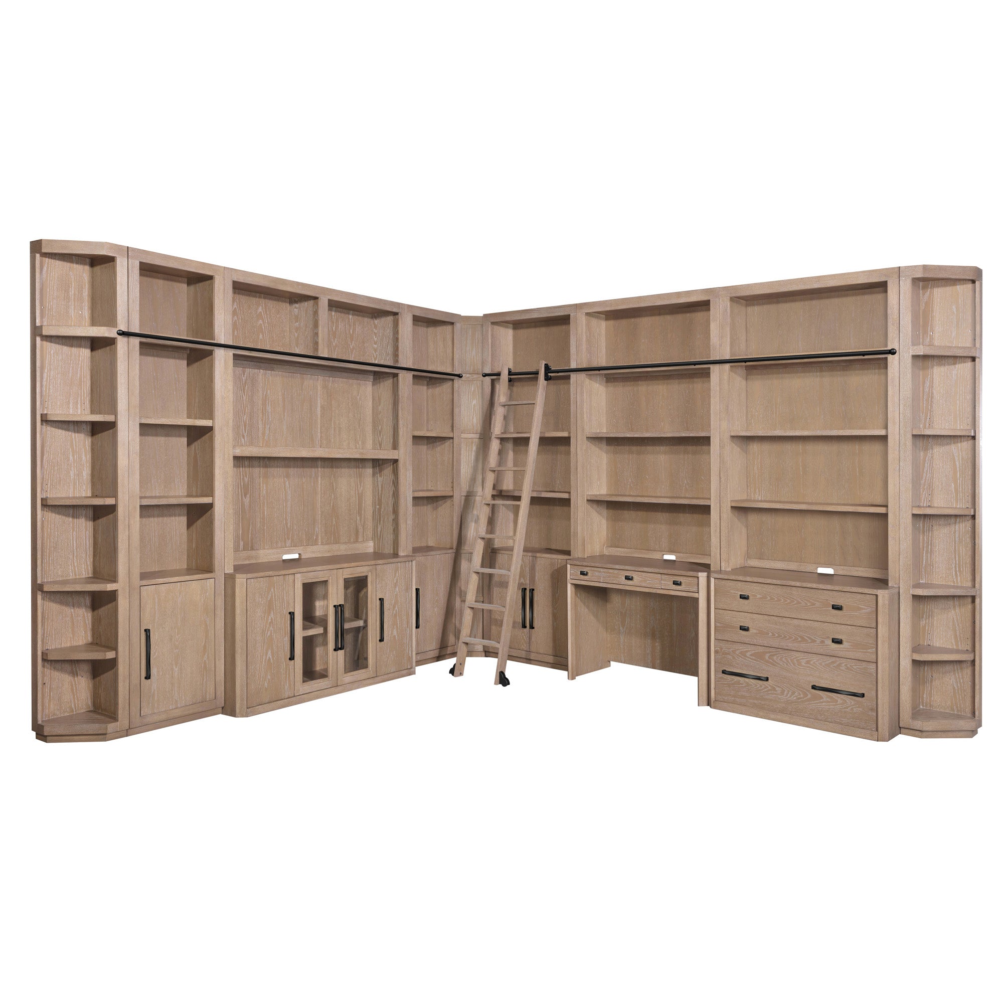 BRECKENRIDGE 13pc Corner Library Wall