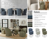 BONGO Quartermaster Linen Dining Chair (2/ctn - Sold in Pairs)