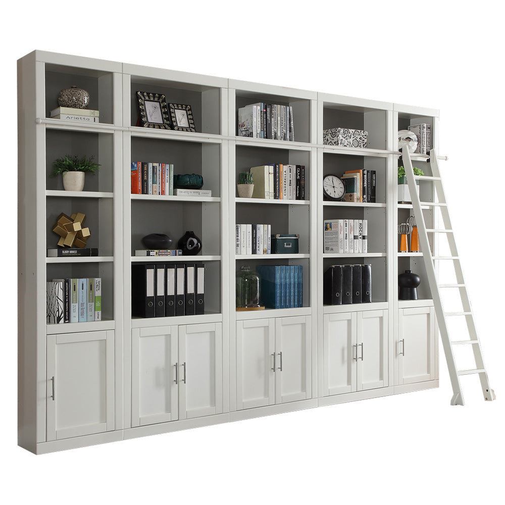 CATALINA 6pc Small Library Wall with Ladder