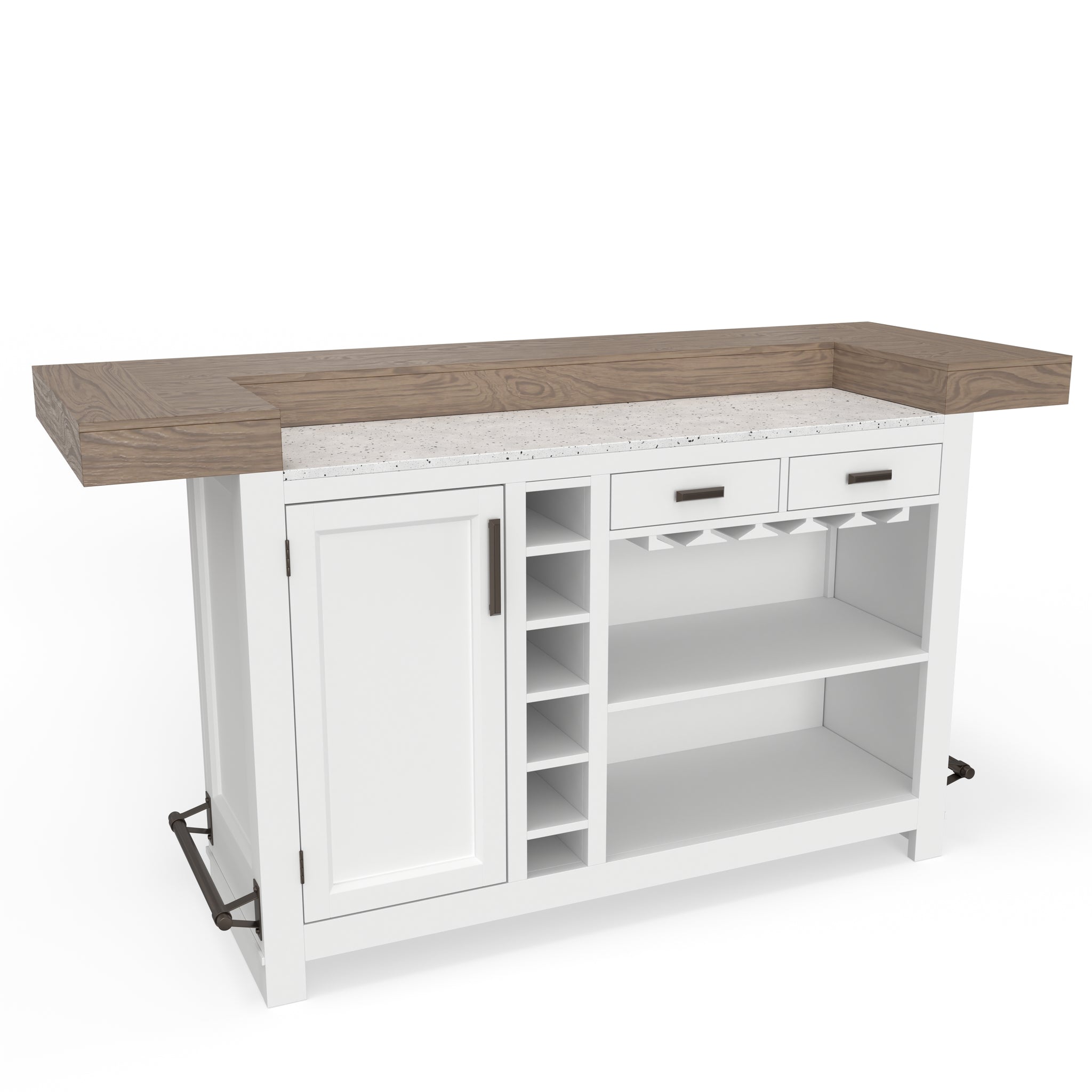 DINING 78 Complete Parker in. Furniture AMERICANA with MODERN House Bar quartz -