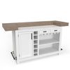 AMERICANA MODERN DINING Bar Complete 78 in. with quartz