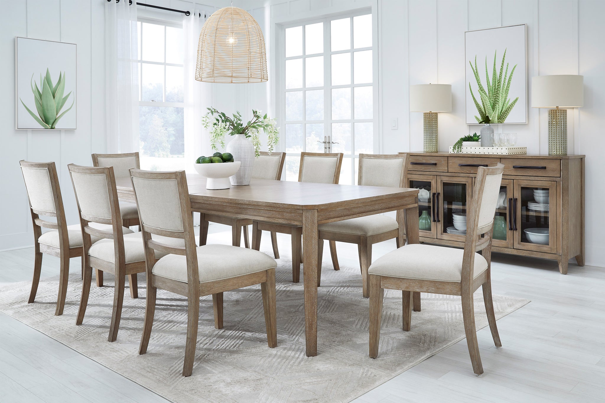 BRECKENRIDGE DINING 78-96" Rectangular Table with 18" Leaf