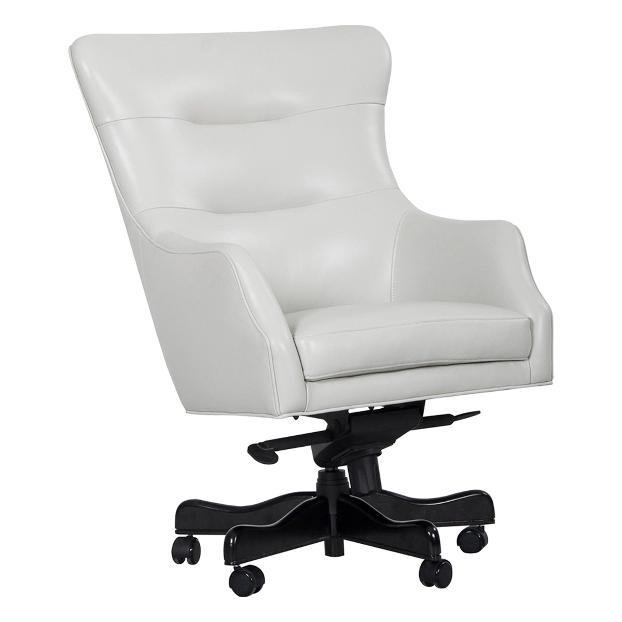 DC#122-ALA - ALABASTER Leather Desk Chair