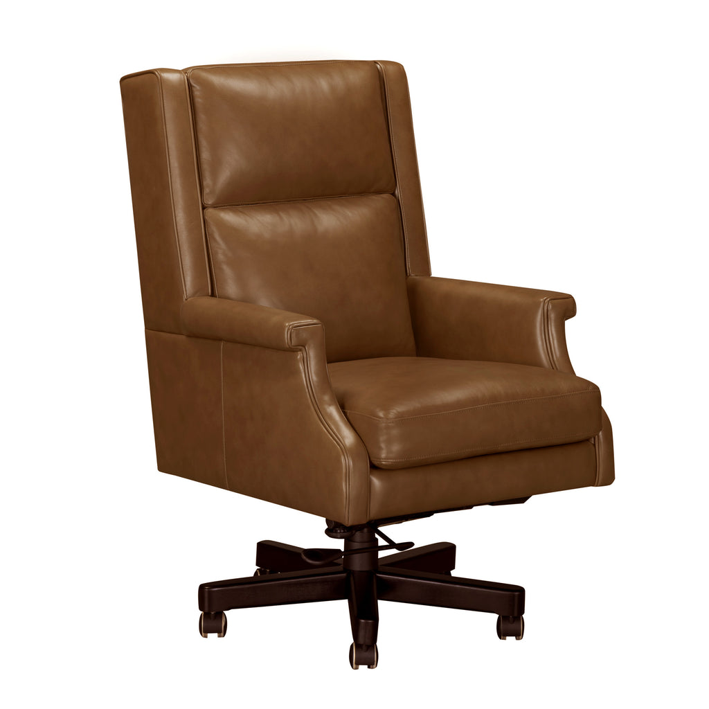DC-132-RECH - RENAISSANCE CHESTNUT Leather Desk Chair - Parker