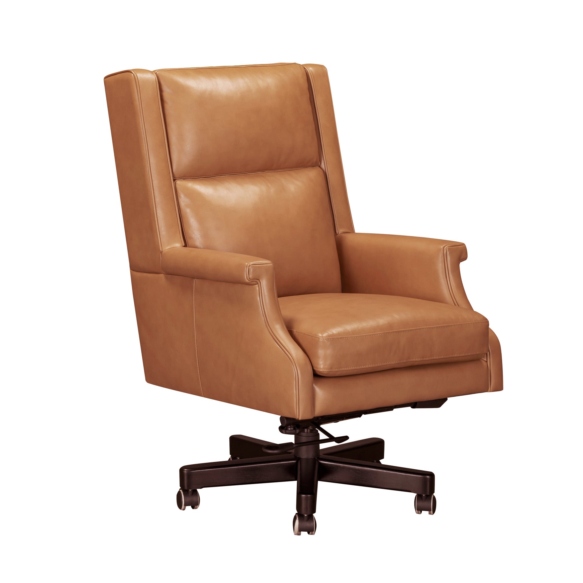 DC#132-RECH - RENAISSANCE CAYENNE Leather Desk Chair