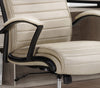 DC#370-ATLI - ANTIQUE LINEN Leather Desk Chair