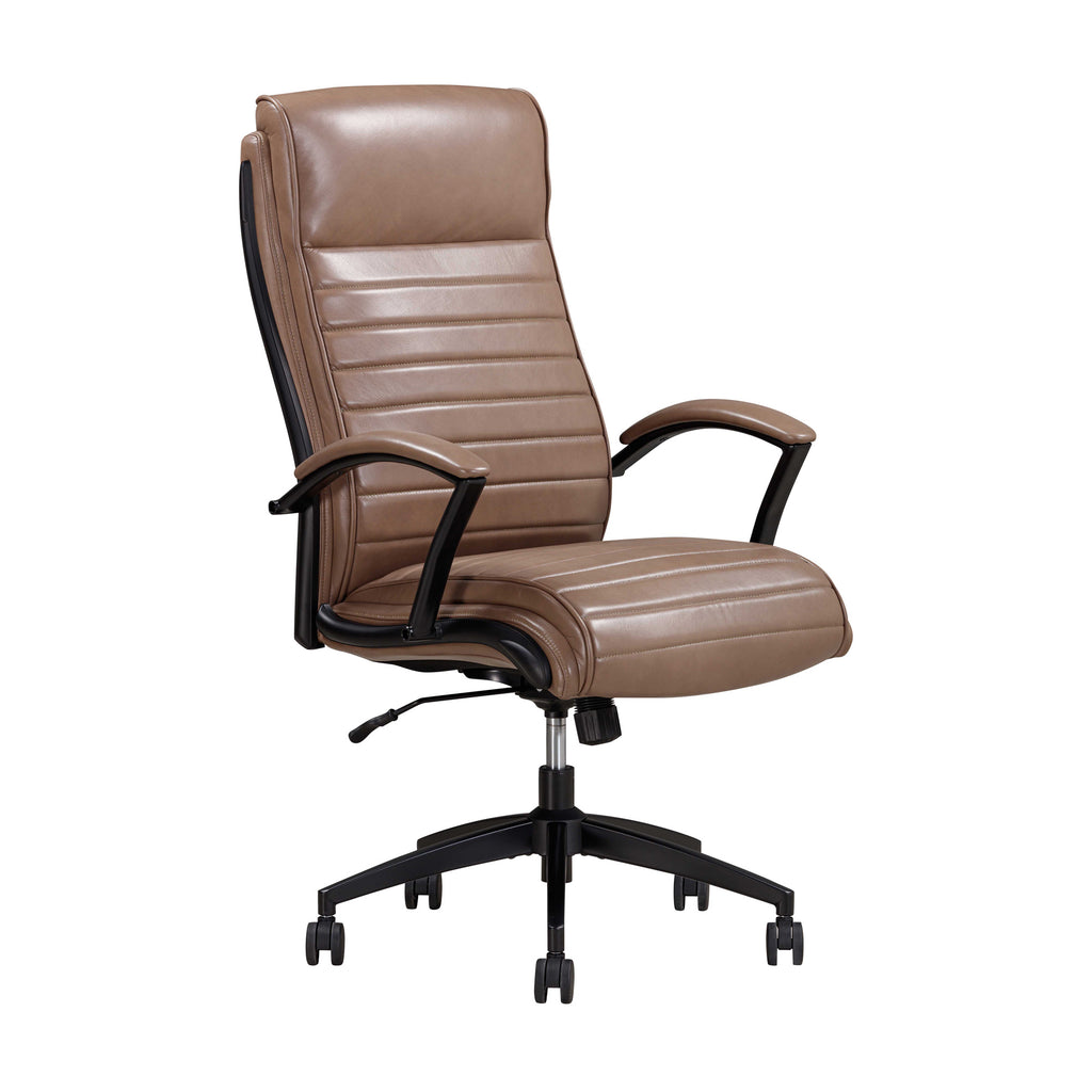 DC#370-SMLT - SMOOTH LATTE Leather Desk Chair - Parker House Furniture