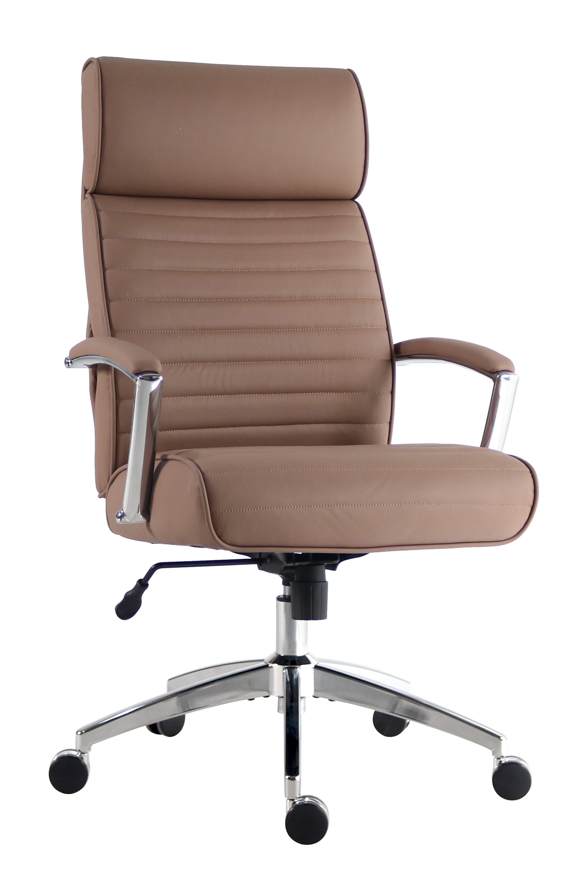 DC-602-SFLT - SOFTY LATTE Vegan Leather Desk Chair Tall