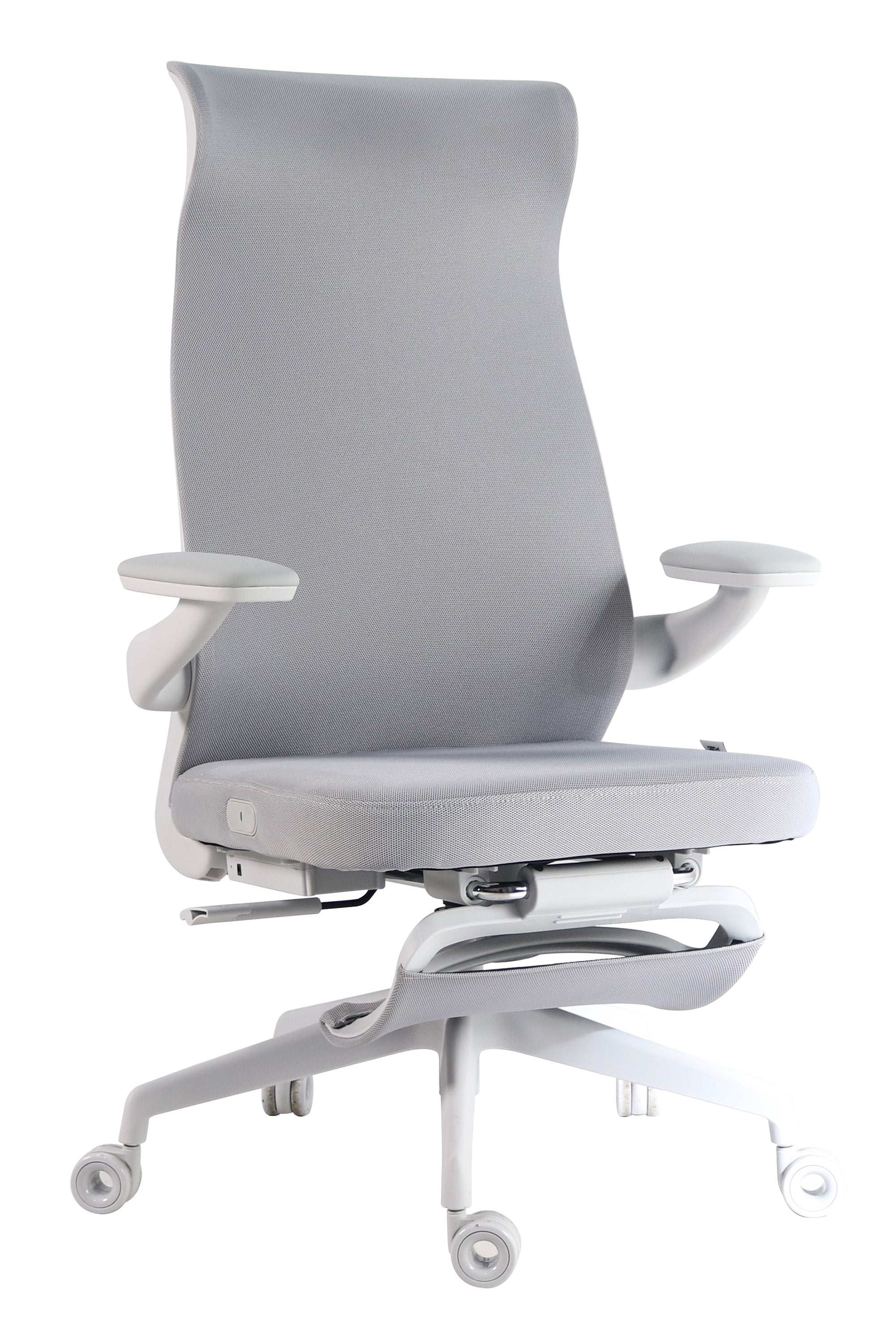 DC-605-WHT - WHITE Fabric Massage Desk Chair