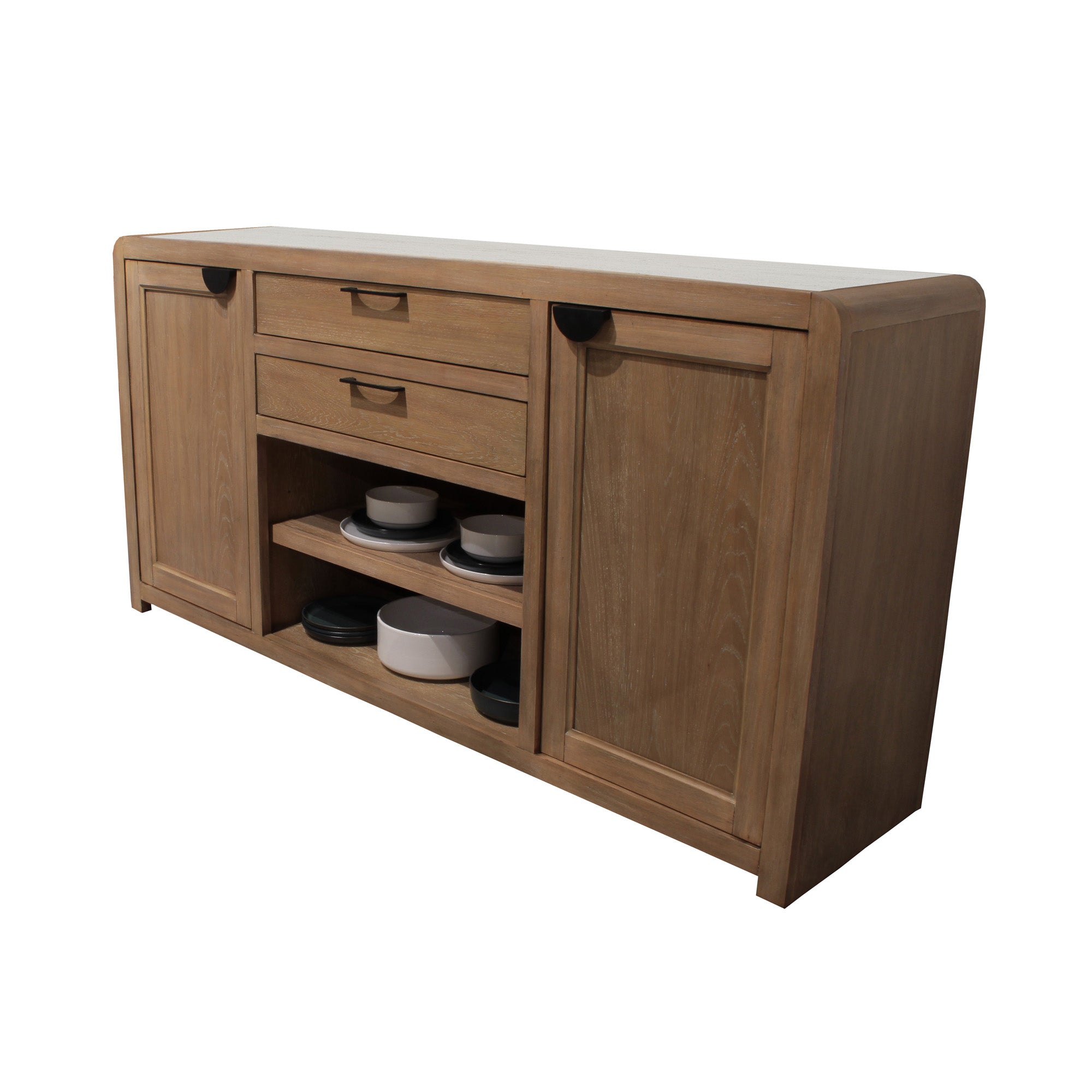 ESCAPE Dining 72" Buffet Server with Stone Top