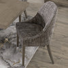 PURE MODERN DINING Upholstered Armless Side Chair