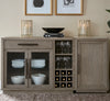 PURE MODERN DINING Multi-functional Server w/Bar Cabinet