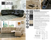 DALTON - LUCKY FAWN 6pc Power Reclining Sectional