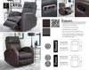 DEVIN - PEBBLE BROWN Power Recliner