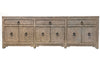 Edinburg 90 in. Console - Driftwood