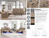 EQUINOX - MUSHROOM Power Sofa Group with Power Headrests