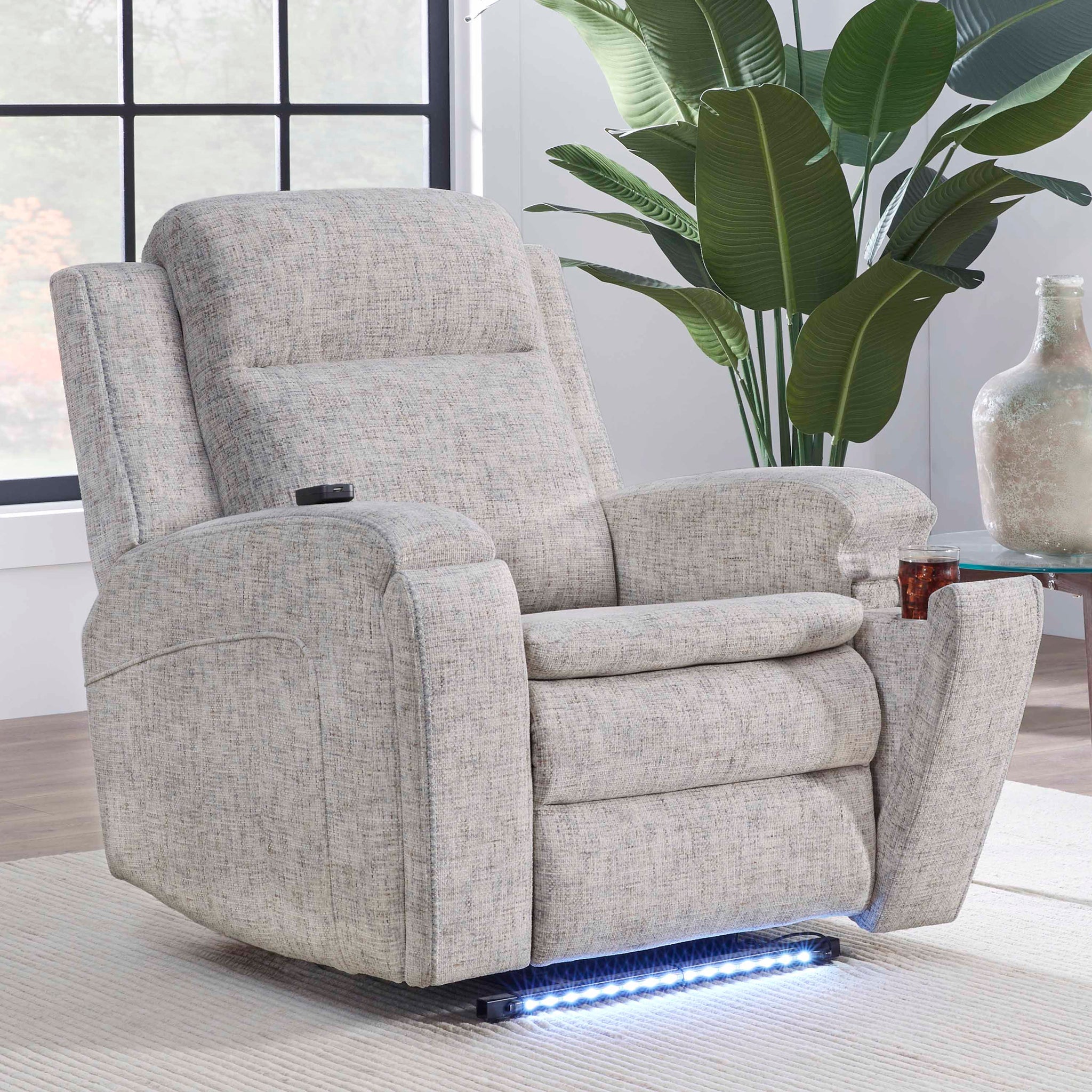 ARMSTRONG - SOUTHAMPTON SHORE Power Recliner with Heat, Massage & Auto-Glide