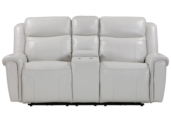 ATLANTIS - WHISPER IVORY Power Zero Gravity Console Loveseat