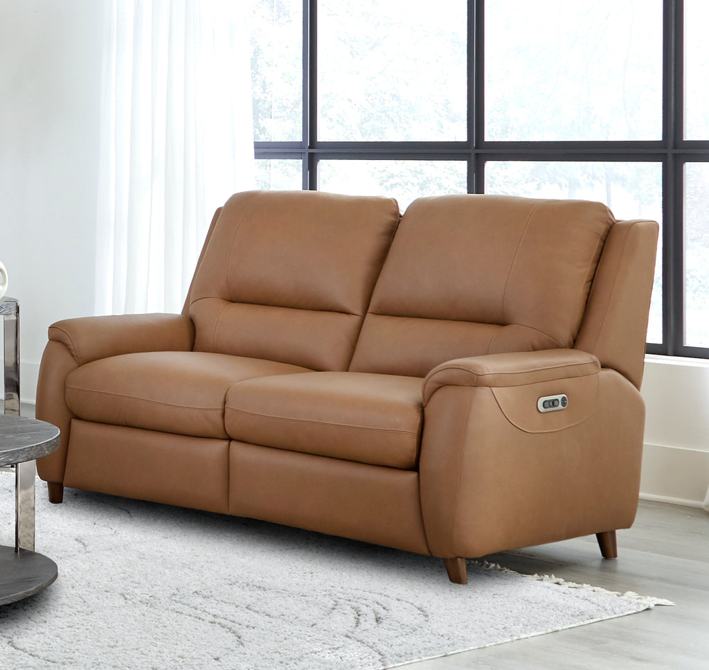 AUSTIN - CARAMEL CREAM Power Console Loveseat - Parker House Furniture