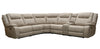BLAKE - DESERT TAUPE 6pc Modular Reclining Sectional with Console