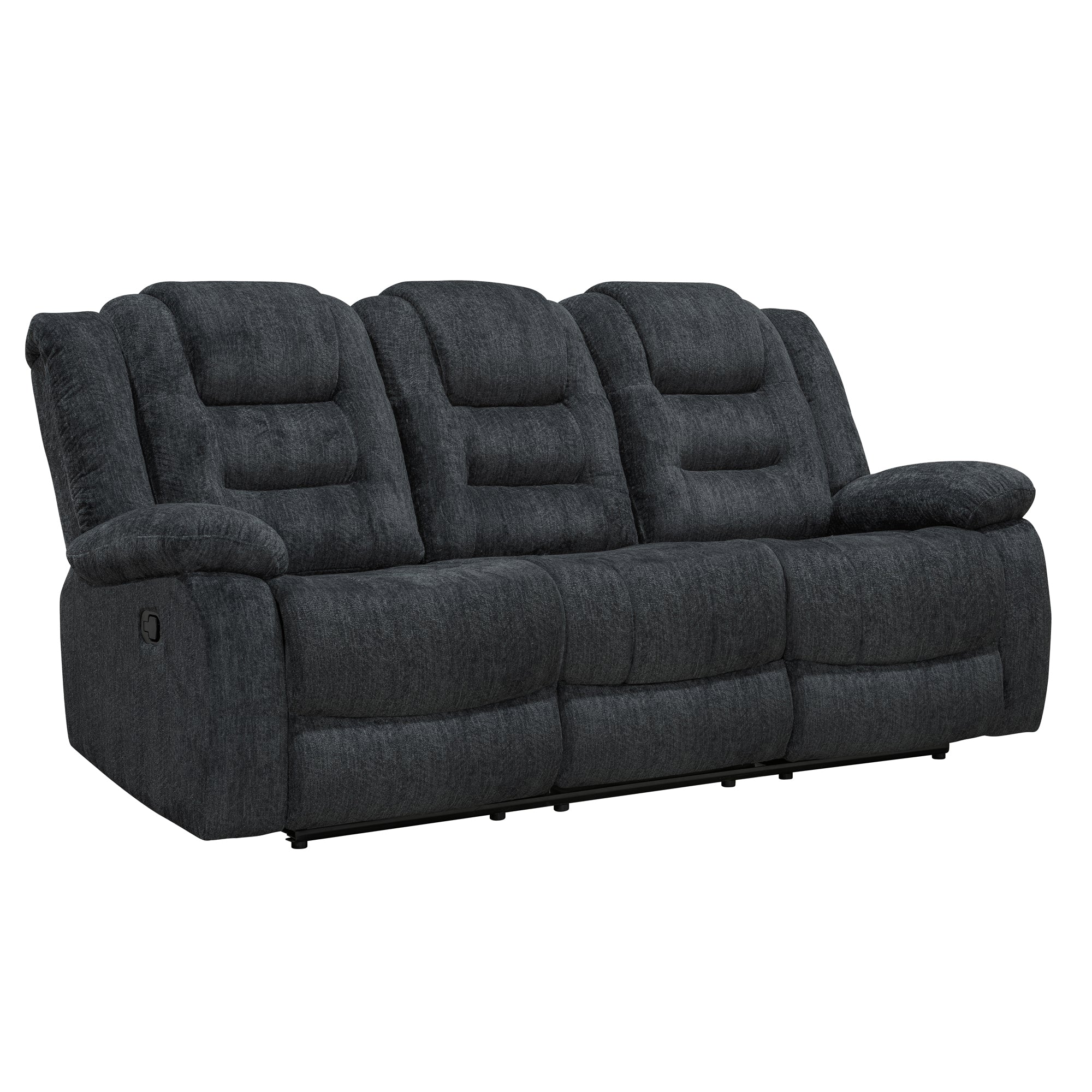 BOLTON - MISTY STORM Manual Dual Reclining Sofa