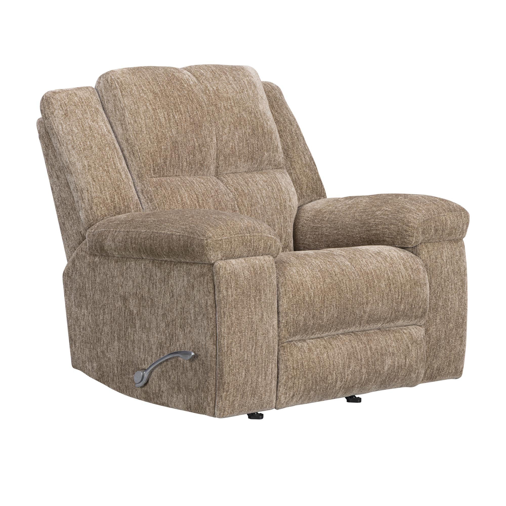 BRONCO - PLUSH TOBACCO Manual Rocker Recliner