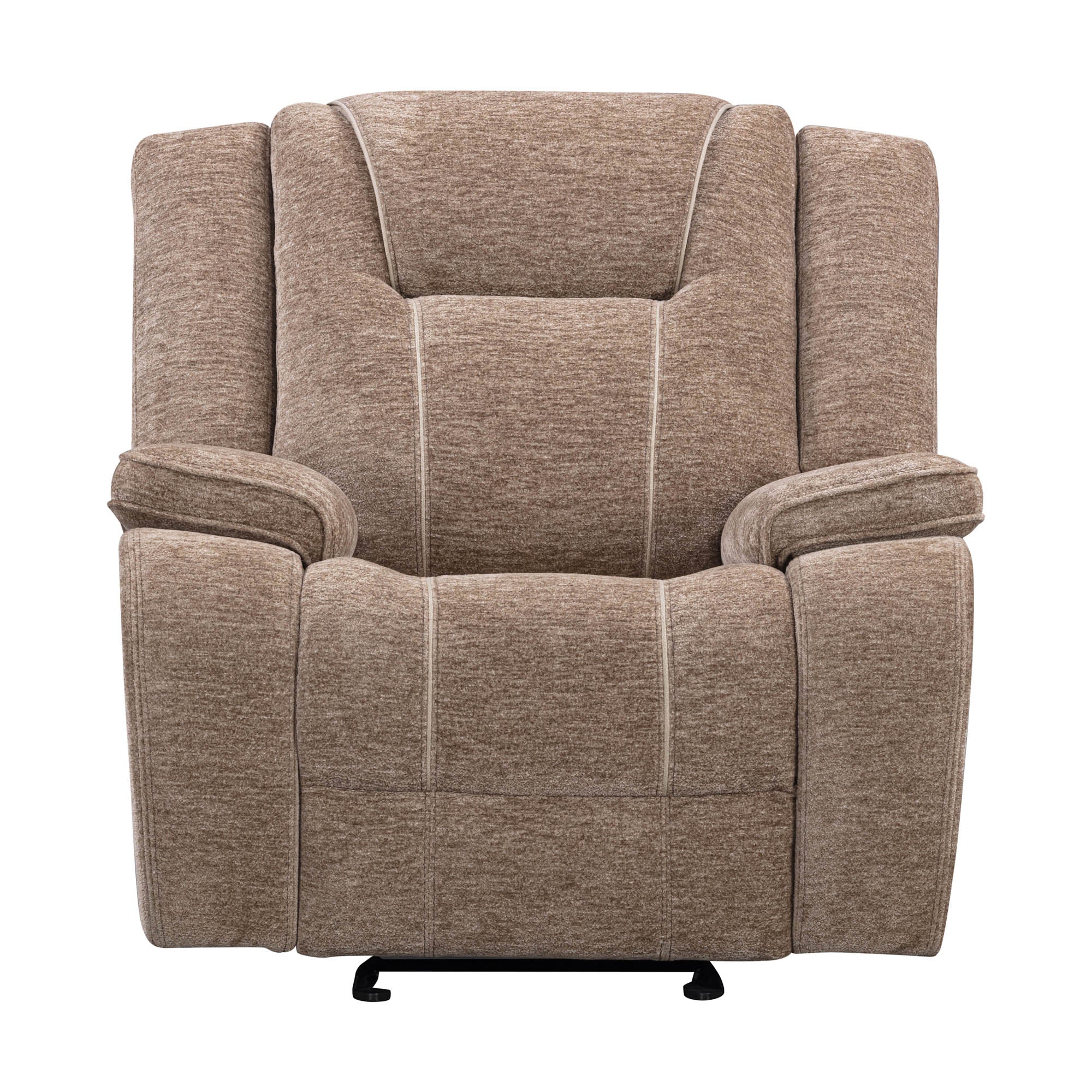 BRUNO - PLUSH TOBACCO Manual Glider Recliner