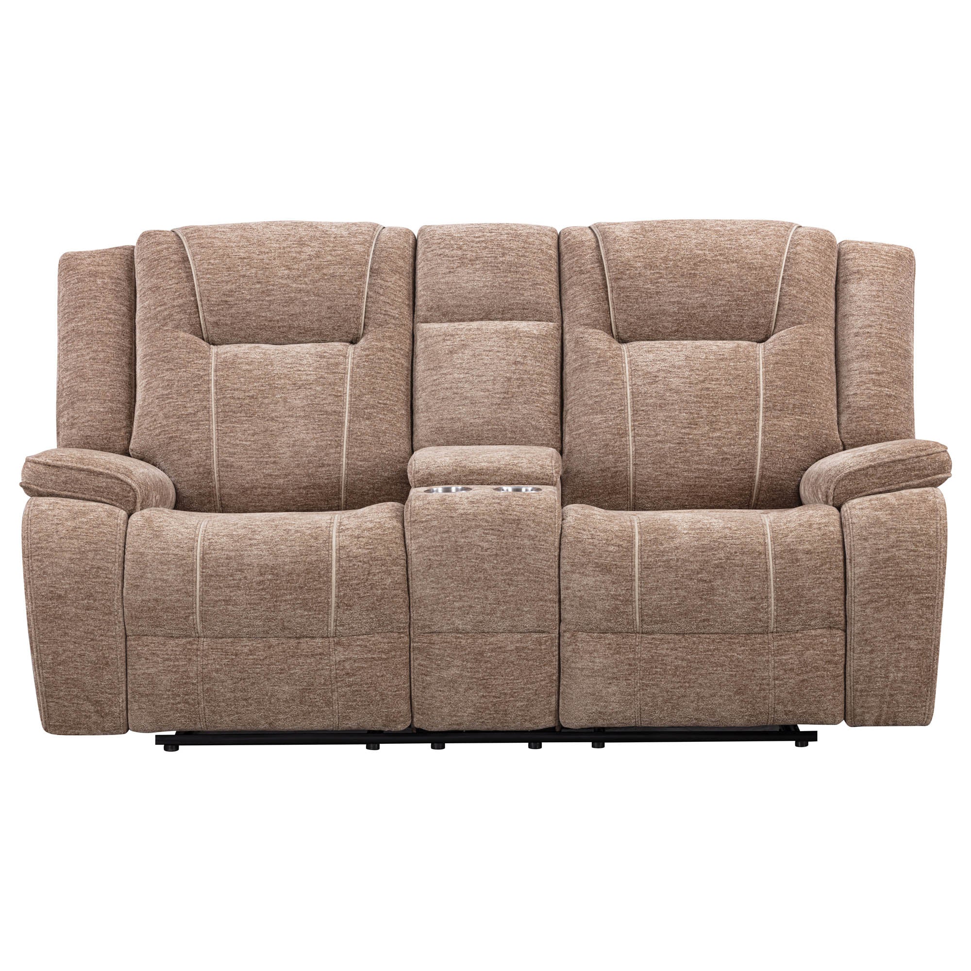 BRUNO - PLUSH TOBACCO Manual Console Loveseat