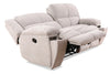 BUSTER - OPAL TAUPE Manual Dual Reclining Sofa