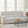 BUSTER - OPAL TAUPE Manual Dual Reclining Sofa